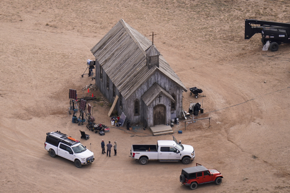 APTOPIX Prop Firearm Movie Set