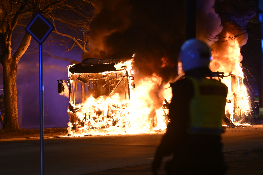 APTOPIX Sweden Demonstration Violence
