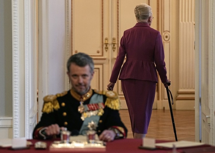 APTOPIX Denmark Royal Abdication
