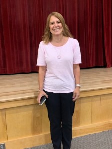 Kellie Whitten recently was recognized for 30 year of service at Poland Community School by Regional School Unit 16.